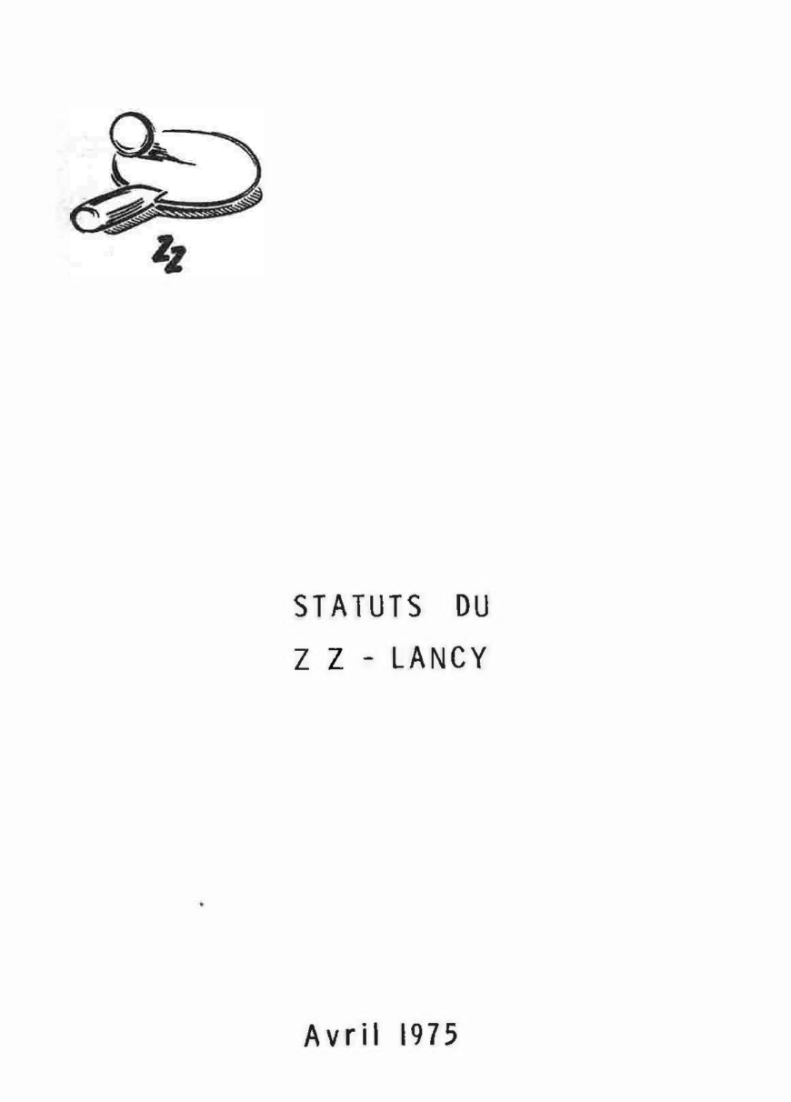 Statuts du CTT ZZ-Lancy