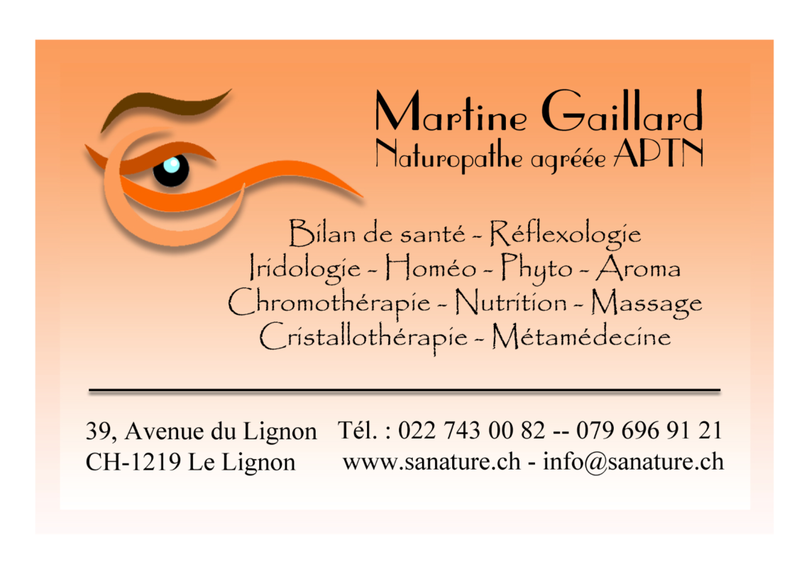 Thérapie naturelle Martine Gaillard