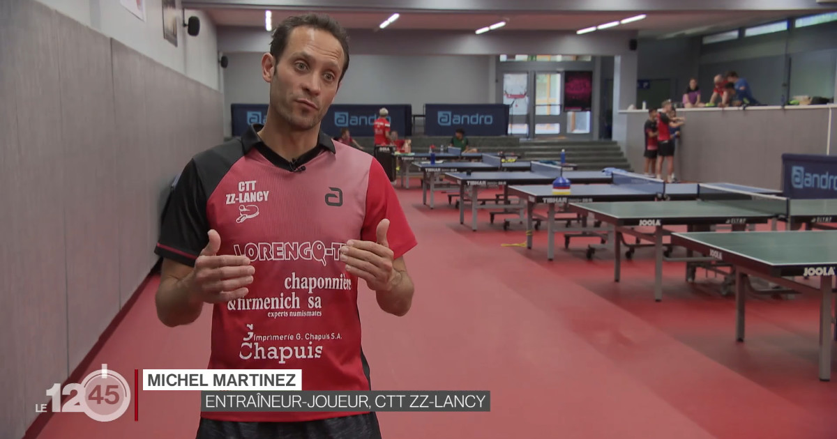 Michel Martinez, joueur-entraîneur au CTT ZZ-Lancy